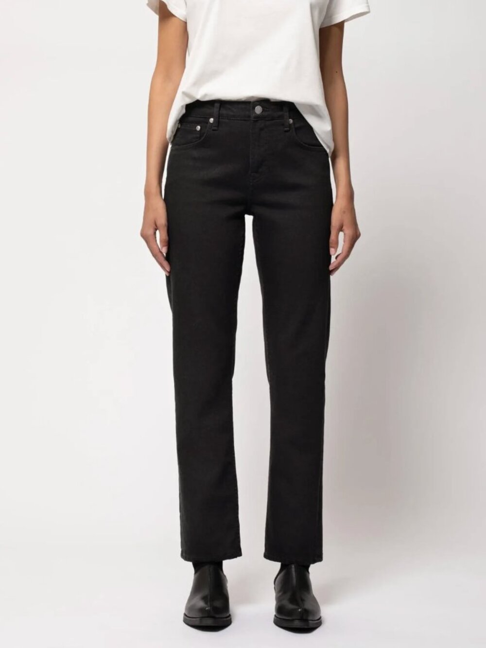 Nudie Jeans Straight Sally Black Sand